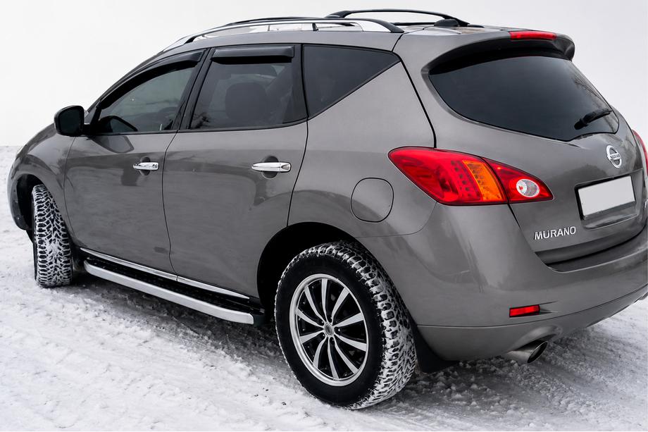Nissan Murano 2008–2014 Sidosteg Fullmond (2 st, aluminium) Image