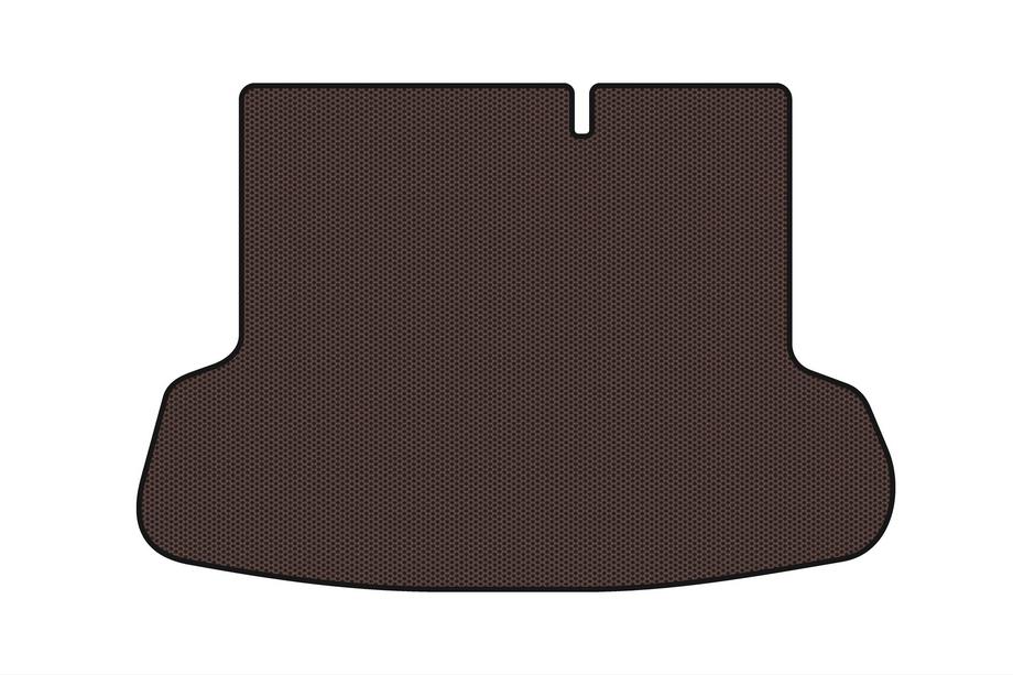 Hyundai Accent 2006–2010 Gummimatta till bagageutrymmet Carsuit (SD, brun) Image