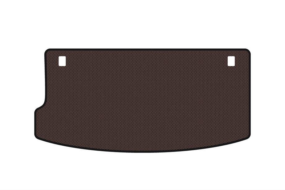Hyundai I-10 2008–2013 Gummimatta till bagageutrymmet Carsuit (HB, brun) Image