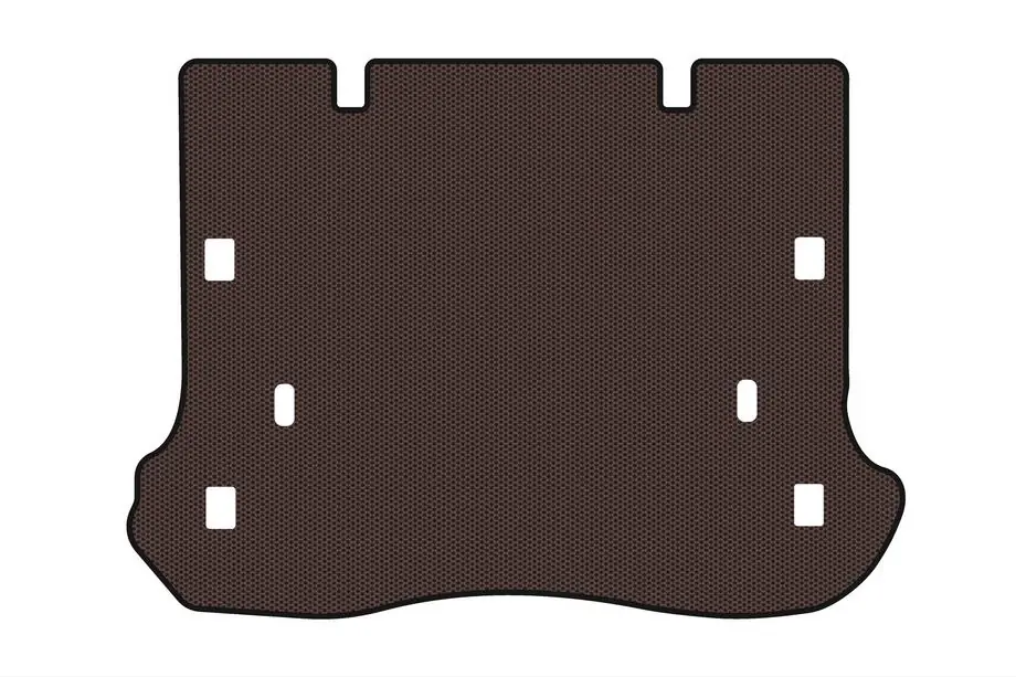 Jeep Grand Cherokee WK 2004–2010 Gummimatta till bagageutrymmet Carsuit V-2 (Brun) Image