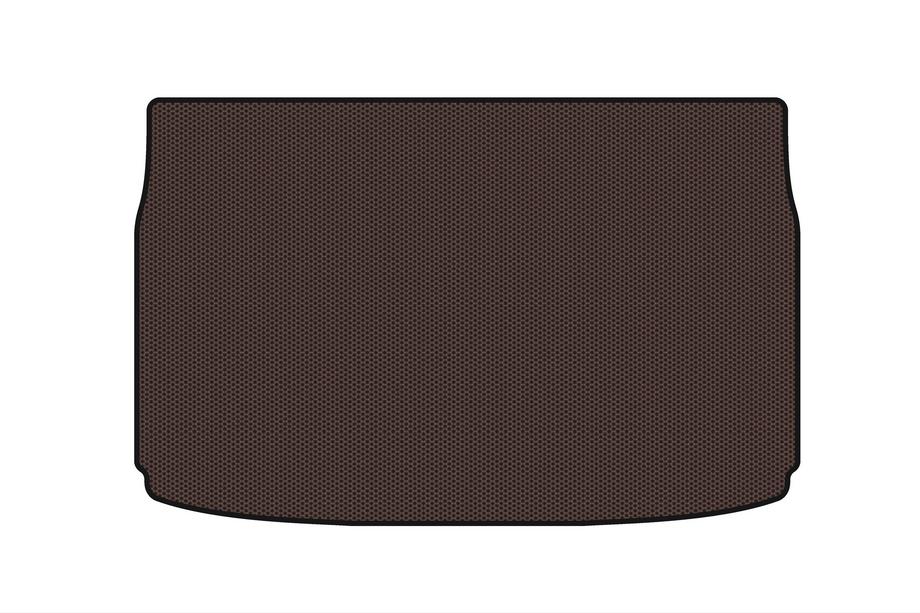 Kia Sedona 2014–2020 Gummimatta till bagageutrymmet Carsuit (8-sits, brun) Image