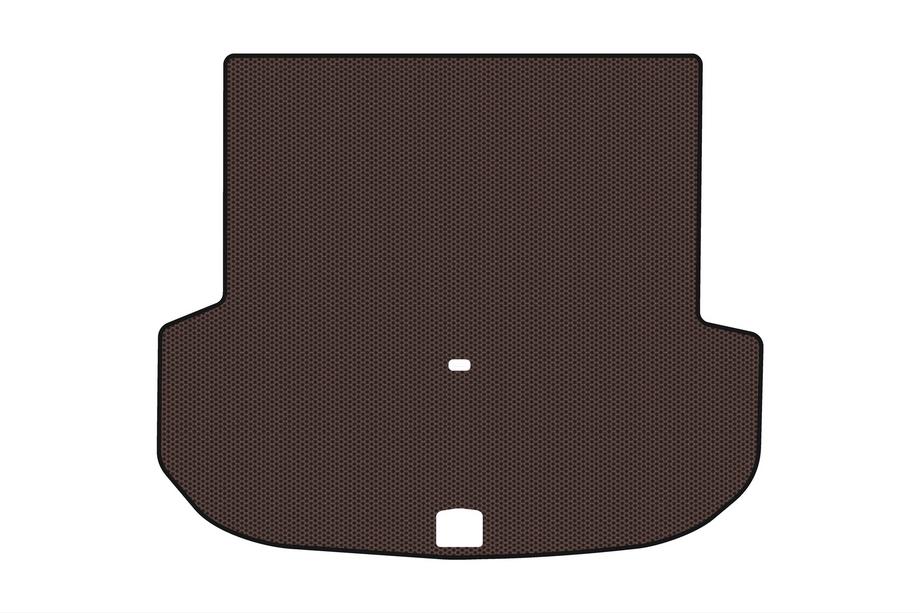 Kia Sorento III UM 2014–2020 Gummimatta till bagageutrymmet Carsuit (2014-2018, 5-sits, brun) Image
