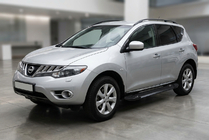 Nissan Murano 2008–2014 Sidosteg RedLine Black (2 st, aluminium) foto 1