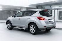 Nissan Murano 2008–2014 Sidosteg Rainbow (2 st, aluminium) foto 1