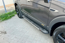 Opel Antara 2006–2017 Sidosteg RedLine V1 (2 st, aluminium) foto 1