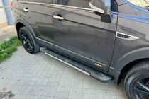 Opel Antara 2006–2017 Sidosteg RedLine V1 (2 st, aluminium) foto 2