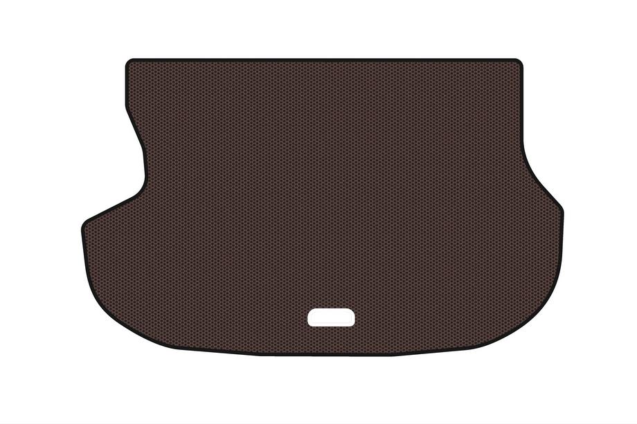 Mitsubishi Outlander 2001–2006 Gummimatta till bagageutrymmet Carsuit (Brun) Image