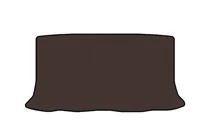 Nissan Micra K12 2003–2010 Gummimatta till bagageutrymmet Carsuit (HB, brun) foto 1