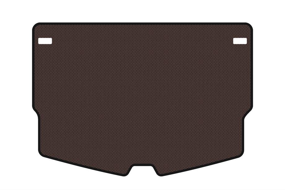 Nissan Note 2012–2020 Gummimatta till bagageutrymmet Carsuit (HB, brun) Image