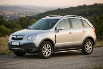 Opel Antara 2006–2017 Sidosteg Maydos V1 (2 st, aluminium ↗ rostfritt stål) foto 1