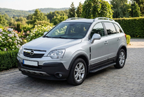 Opel Antara 2006–2017 Sidosteg Bosphorus Black (2 st, aluminium) foto 1