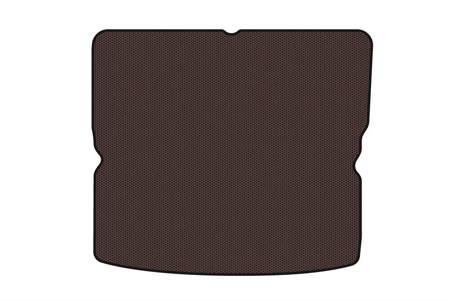 Opel Zafira B 2005–2011 Gummimatta för bagageutrymmet Carsuit (med överlapp till 3:e raden, brun) Image