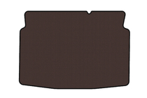 Peugeot 207 2006–2014 Gummimatta till bagageutrymmet Carsuit (HB, 5-dörrars, brun) foto 1