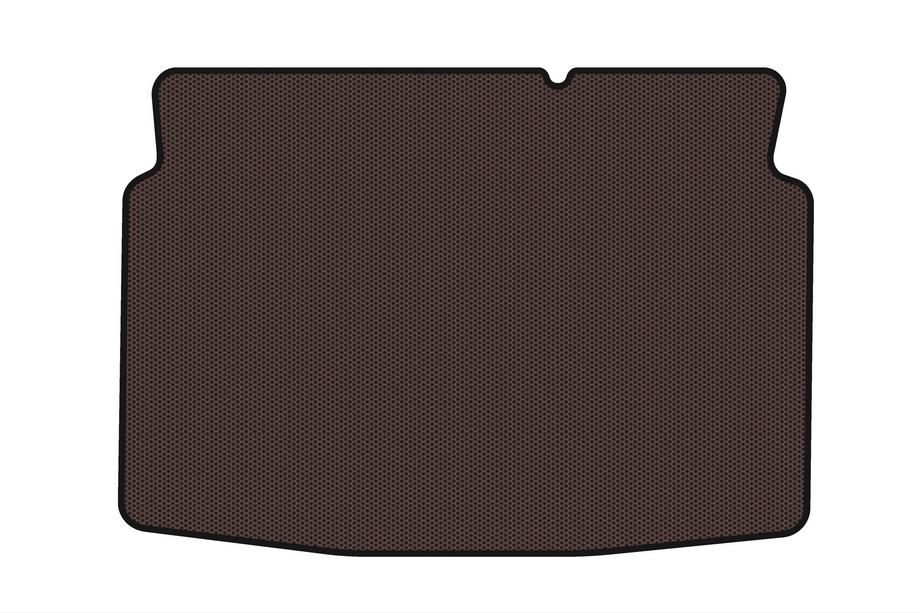 Peugeot 207 2006–2014 Gummimatta till bagageutrymmet Carsuit (HB, 5-dörrars, brun) Image