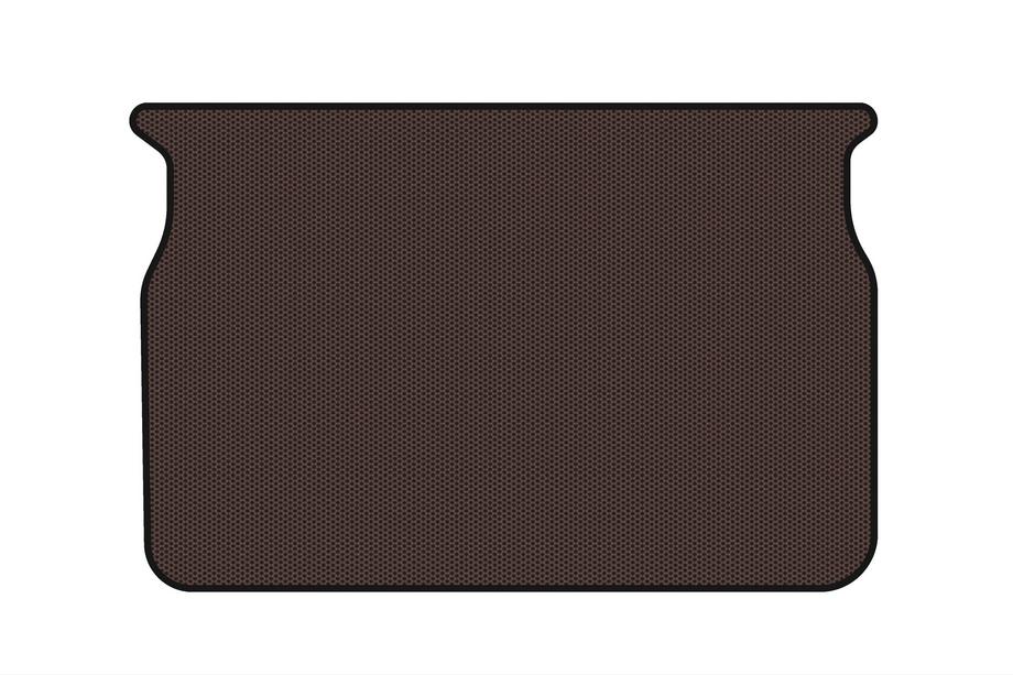 Peugeot 208 2012–2019 Gummimatta till bagageutrymmet Carsuit (HB, 5-dörrars, brun) Image