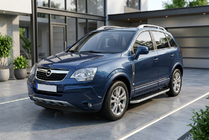 Opel Antara 2006–2017 Sidosteg Tayga Grey (2 st, aluminium) foto 1