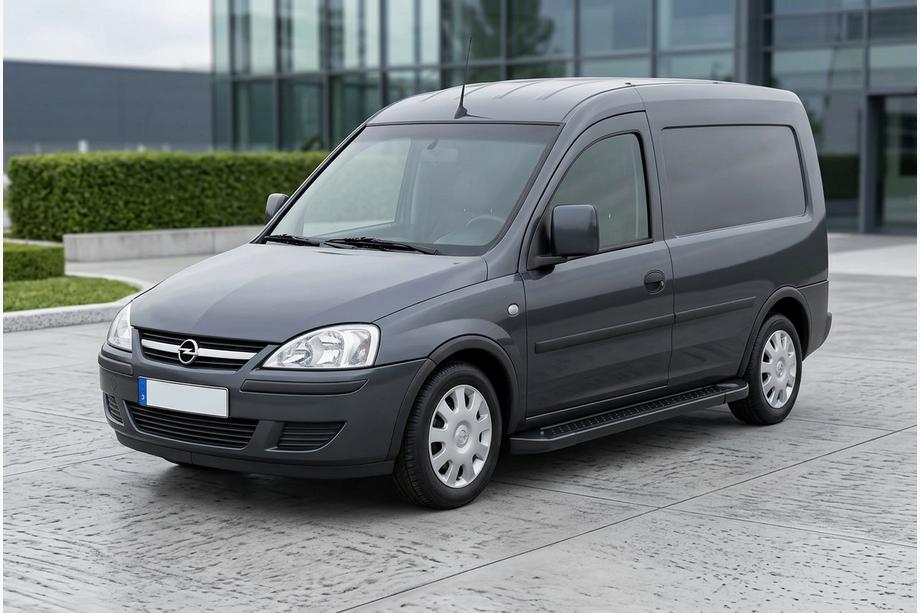 Opel Combo 2002–2012 Sidosteg Allmond Black (2 st, aluminium) Image