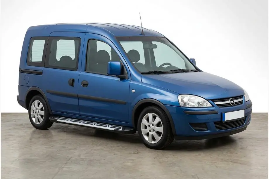 Opel Combo 2002–2012 Sidosteg Sunrise (2 st, aluminium) Image
