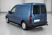 Opel Combo 2002–2012 Sidosteg RedLine V1 (2 st, aluminium) foto 1