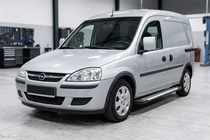 Opel Combo 2002–2012 Sidosteg Line (2 st, aluminium) foto 1