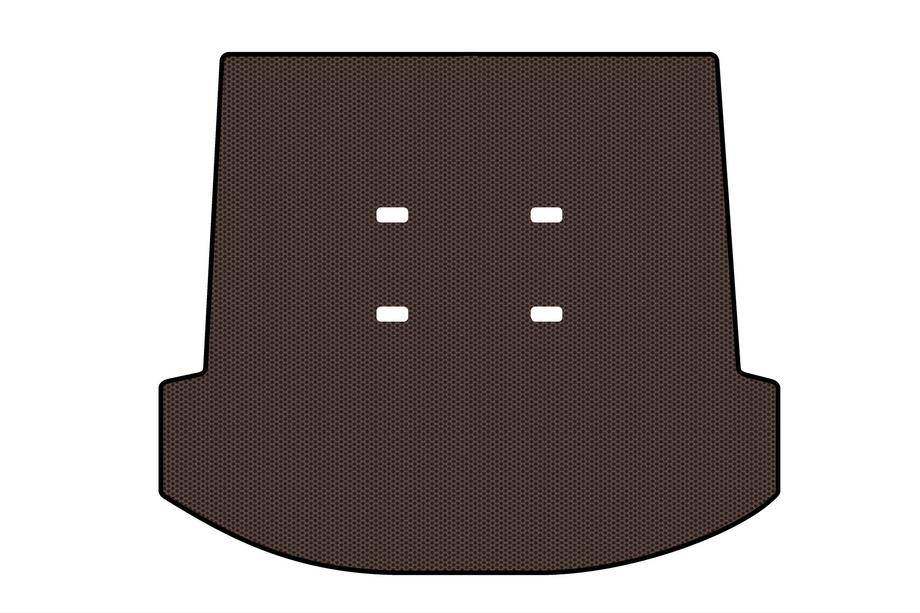 Toyota Fortuner 2006–2015 Gummimatta till bagageutrymmet Carsuit (Brun) Image