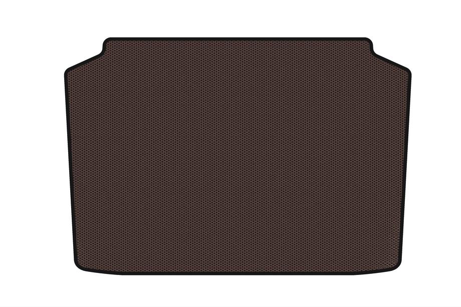 Volkswagen Polo 2001–2009 Gummimatta till bagageutrymmet Carsuit (HB, 3/5-dörrars, brun) Image