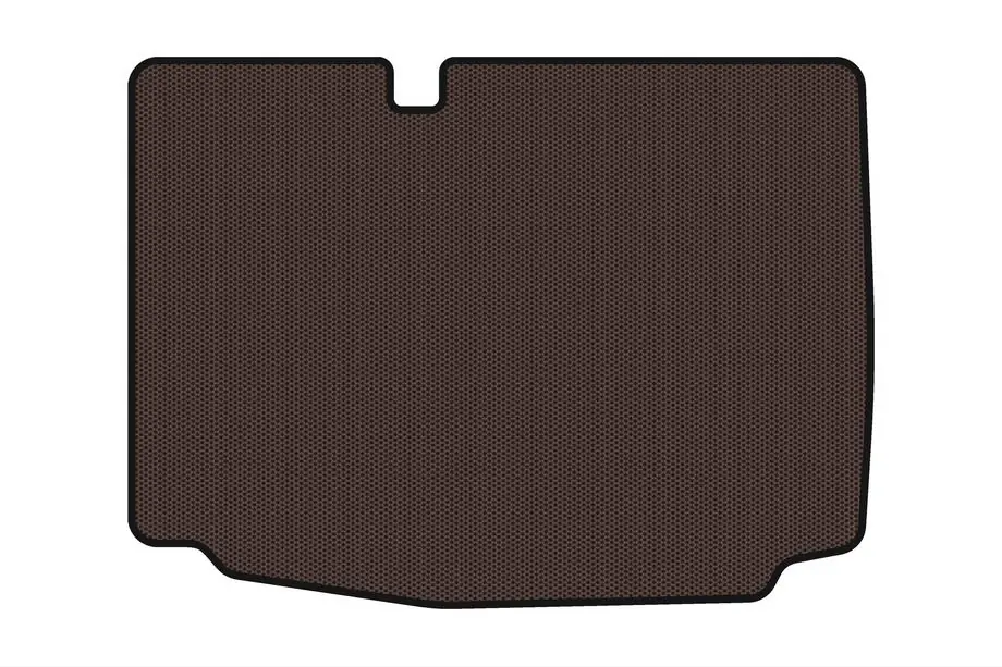 Volkswagen Polo 2010–2017 Gummimatta till bagageutrymmet Carsuit (HB, 3/5-dörrars, brun) Foto 1