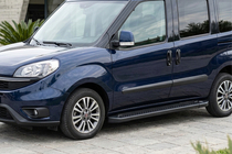 Opel Combo 2012–2018 Sidosteg Allmond Black (2 st, aluminium) foto 1