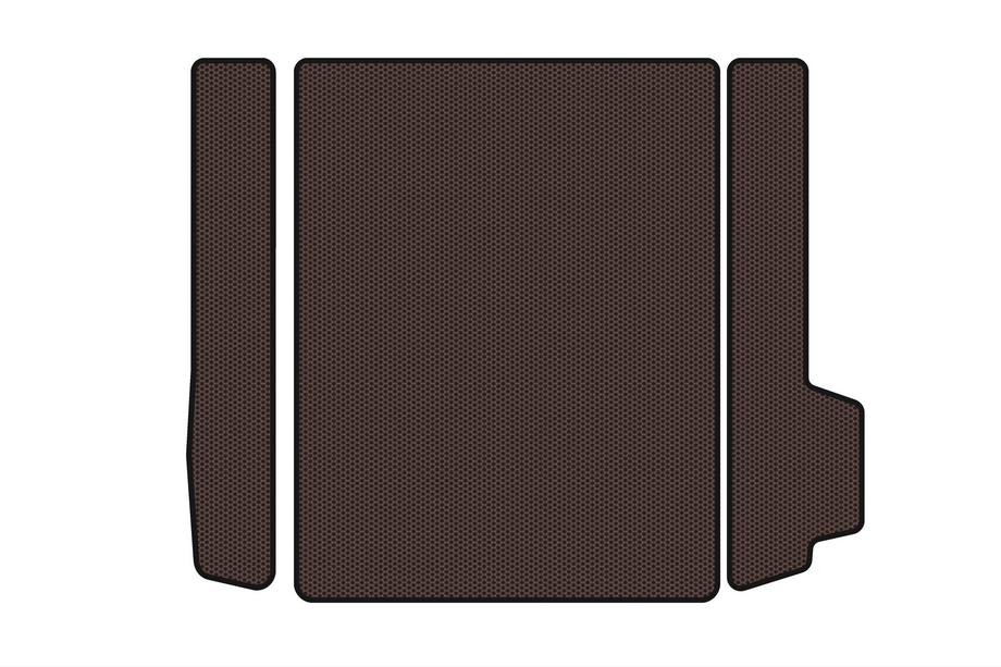 BMW X4 F26 2014–2018 Gummimatta för bagageutrymmet Carsuit V-1 (Brun) Image
