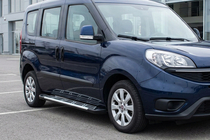 Opel Combo 2012–2018 Sidosteg Sunrise (2 st, aluminium) foto 1