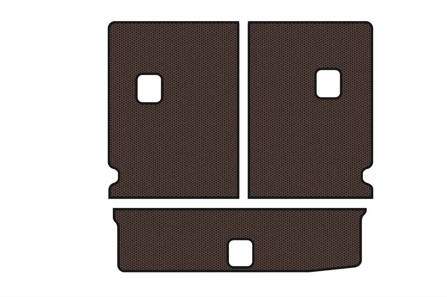 Chevrolet Orlando 2010–2018 Gummimatta för bagageutrymmet Carsuit V-1 (Brun) Image