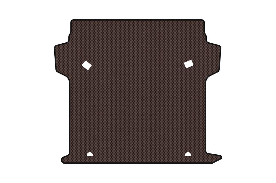 Fiat Doblo II 2010–2022 Gummimatta till bagageutrymmet Carsuit (Brun) Image
