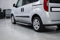 Opel Combo 2012–2018 Sidosteg Duru (2 st, aluminium) foto 1