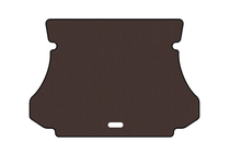 Hyundai Santa Fe 1 2000–2006 Gummimatta till bagageutrymmet Carsuit (Brun) foto 1