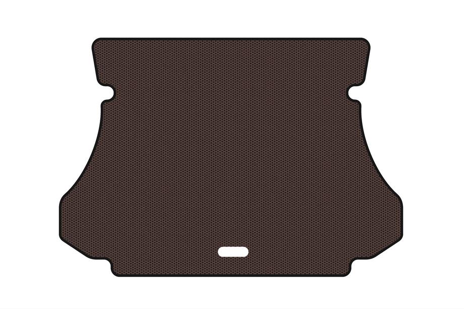 Hyundai Santa Fe 1 2000–2006 Gummimatta till bagageutrymmet Carsuit (Brun) Image