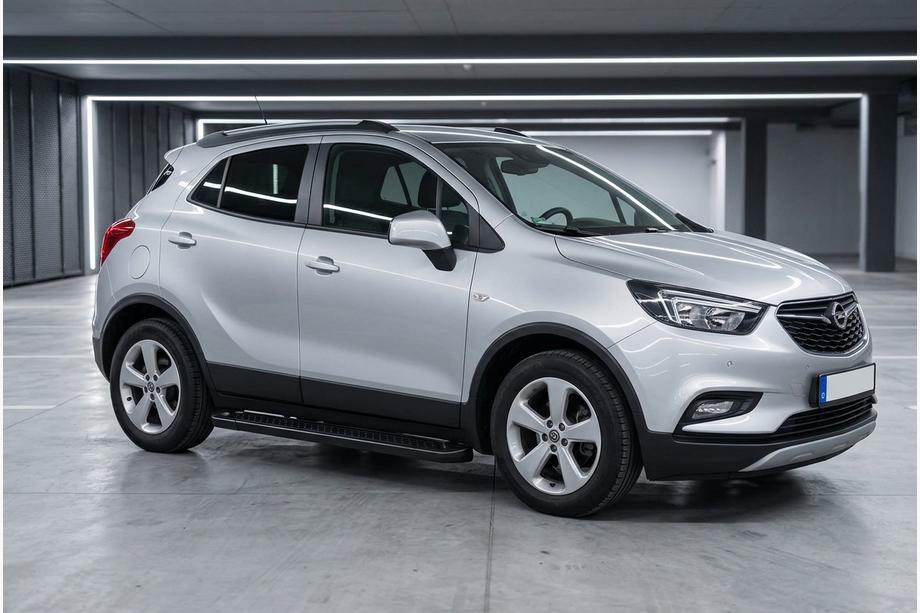 Opel Mokka 2012–2021 Sidosteg Allmond Black (2 st, aluminium) Image