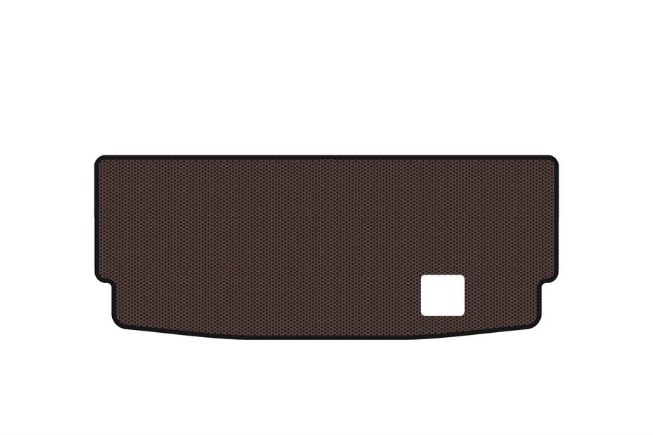 Mercedes GL class X164 2006–2012 Gummimatta för bagageutrymmet Carsuit (7-sits med 3:e sätesraden uppfälld, brun) Image