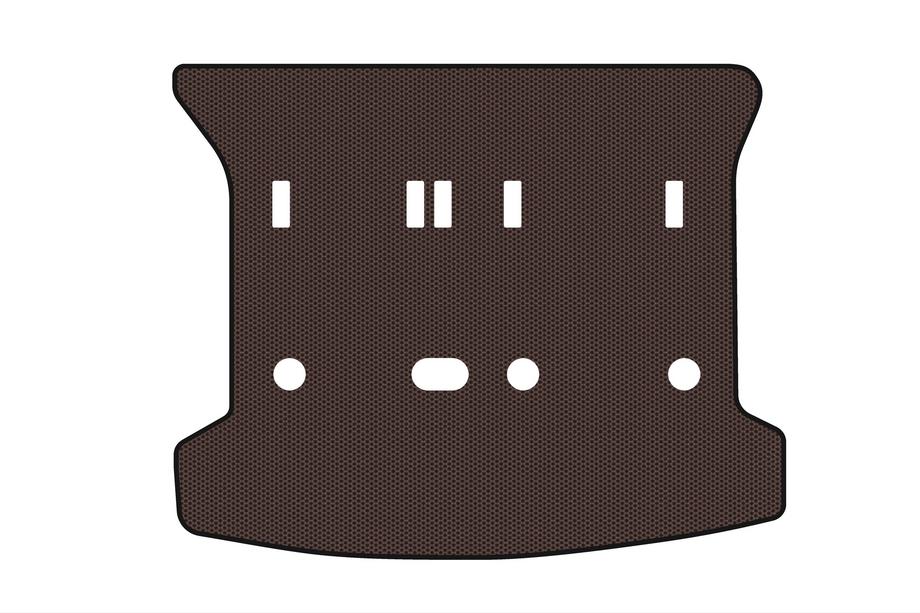 Peugeot 307 2001–2008 Gummimatta för bagageutrymmet Carsuit (SW, brun) Image