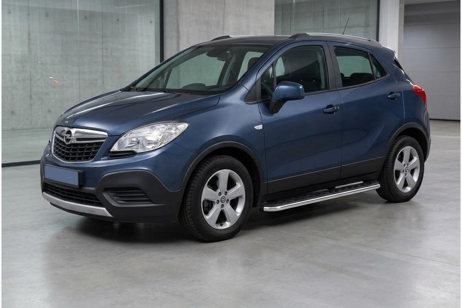 Opel Mokka 2012–2021 Sidosteg Maydos V1 (2 st, aluminium ↗ rostfritt stål) Image