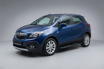 Opel Mokka 2012–2021 Sidosteg Bosphorus Black (2 st, aluminium) foto 1