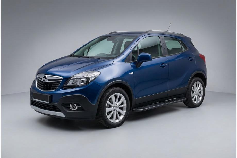 Opel Mokka 2012–2021 Sidosteg Bosphorus Black (2 st, aluminium) Image