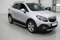 Opel Mokka 2012–2021 Sidosteg Tayga Grey (2 st, aluminium) foto 1