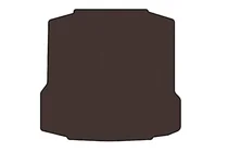 Skoda Rapid 2012–2019 Gummimatta för bagageutrymme Carsuit (LiftBack, brun) foto 1