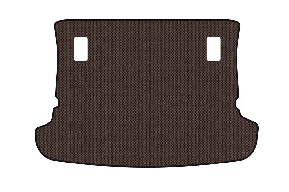 Toyota Corolla Verso 2004–2009 Gummimatta till bagageutrymmet Carsuit (7-sits, brun) Foto 1
