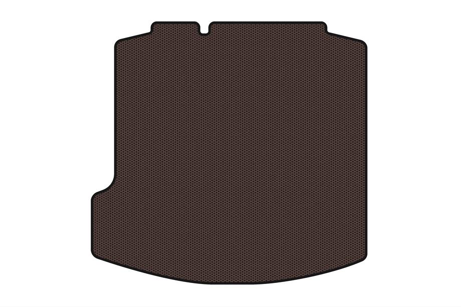 Volkswagen Bora 1998–2004 Gummimatta till bagageutrymmet Carsuit (SD, brun) Image