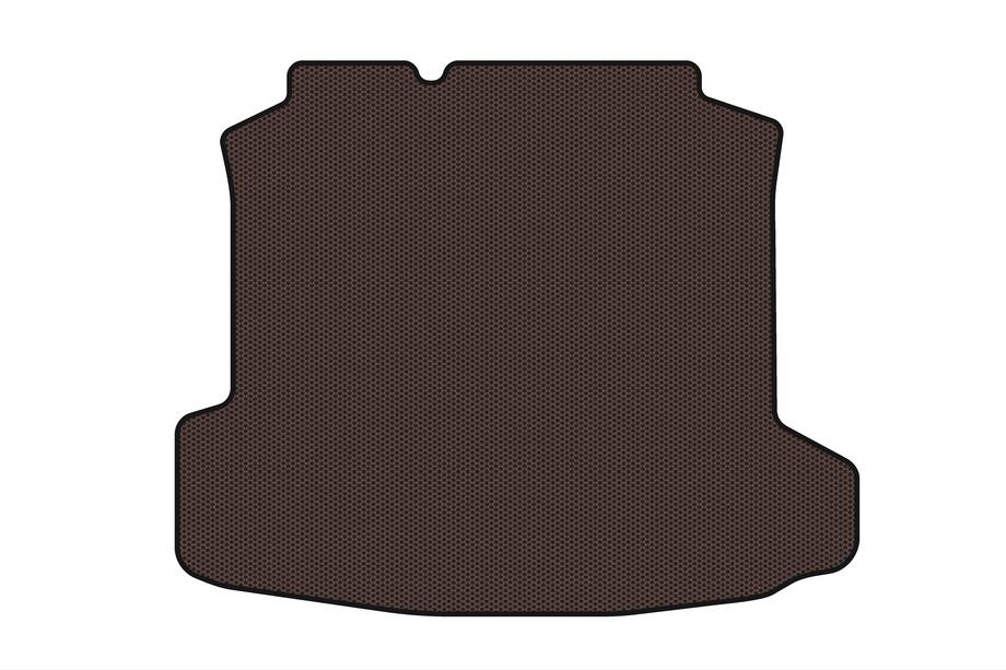 Volkswagen Polo 2010–2017 Gummimatta till bagageutrymmet Carsuit (SD, brun) Image
