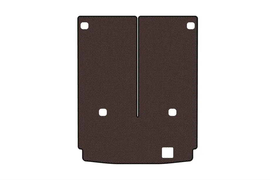 Mercedes GL class X164 2006–2012 Gummimatta för bagageutrymmet Carsuit (7-sits med nedfälld 3:e sätesrad, brun) Image