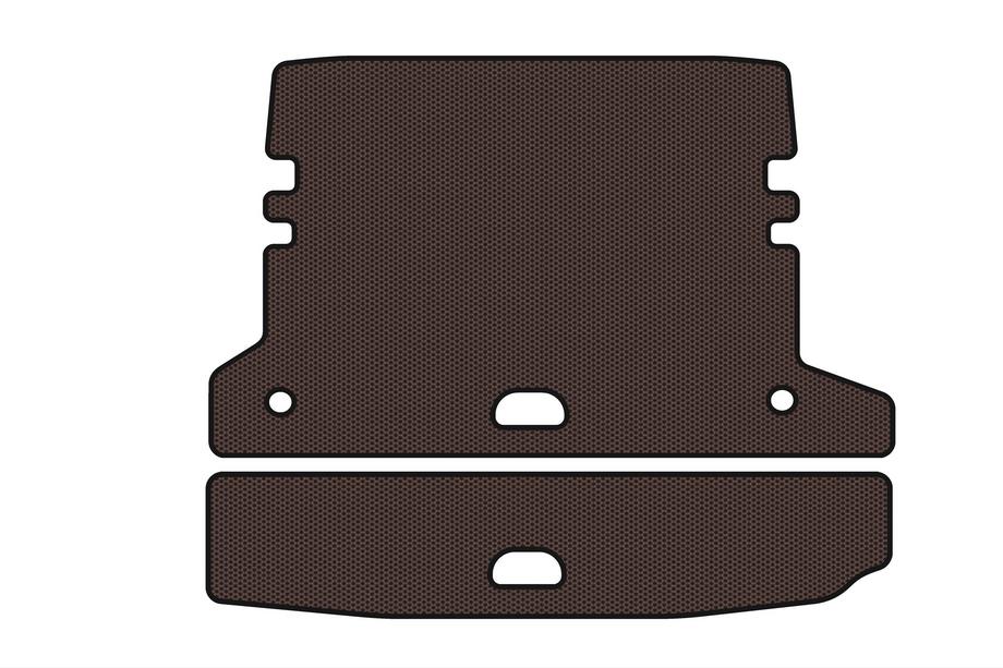 BMW 3-serien F30/F31 2012–2019 Gummimatta till bagageutrymmet Carsuit V-2 (för F-31, brun) Foto 1