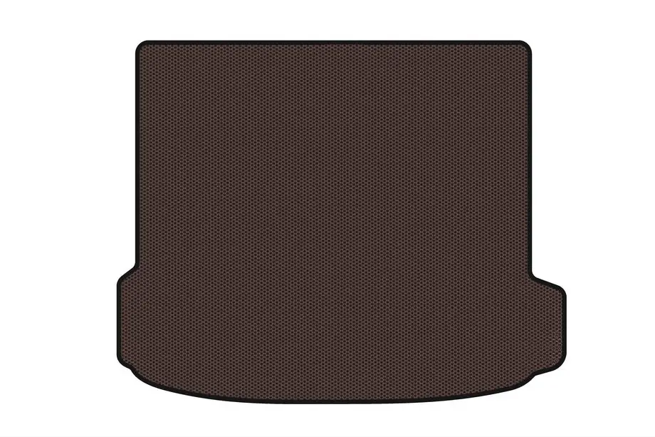 BMW X6 E71 2008–2014 Gummimatta till bagageutrymmet Carsuit V-2 (Brun) Image