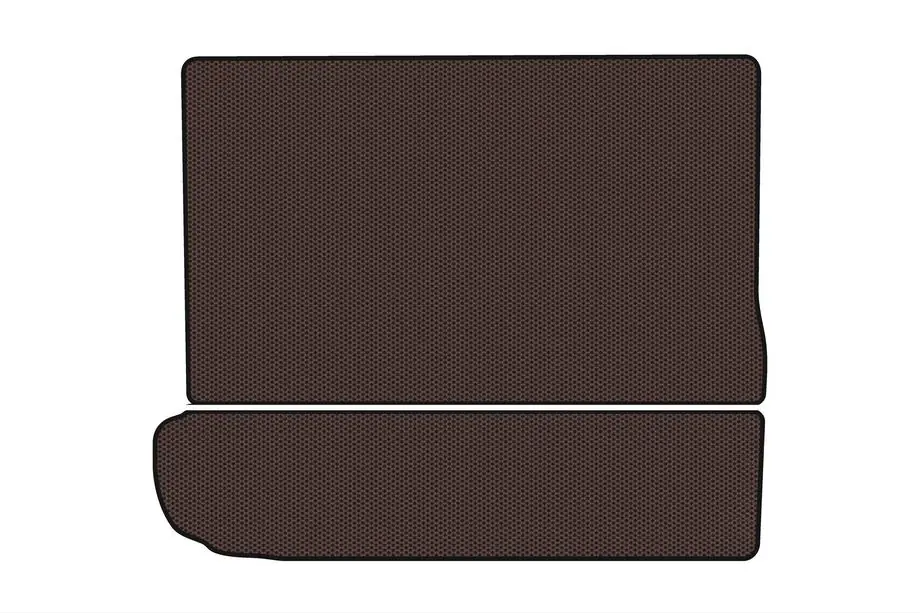 Citroen C-4 Picasso 2013–2022 Gummimatta till bagageutrymmet Carsuit (3:e sätesraden nedfälld, brun) Image